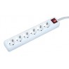 BASE ENCHUFE 6 TOMAS CON INTERRUPTOR Y CABLE 1,5M