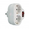 BASE 2 TOMAS SCHUKO INTERRUPTOR 12A 250V