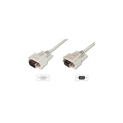 CABLE SERIE DB9 MACHO-HEMBRA 2M.