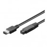 CABLE IEE1394 FIREWIRE 9 P MACHO-6 P.MACHO 1,8m