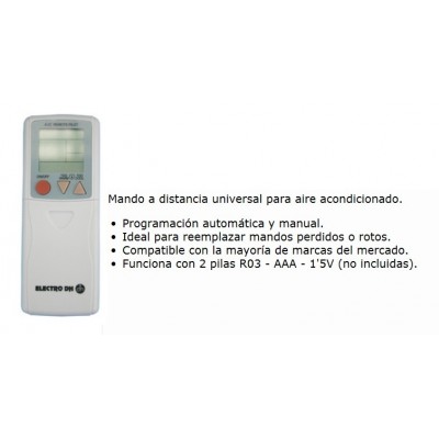 MANDO UNIVERSAL DE AIRE ACONDICIONADO