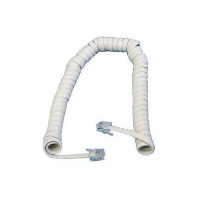 CABLE RIZADO TELEFONO M-M 4P4C 5M