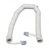 CABLE RIZADO TELEFONO M-M 4P4C 5M