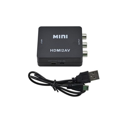 ADAPTADOR HDMI A RCA ALIMENTADO POR USB