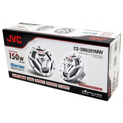 ALTAVOCES MARINOS JVC CS-DR6201MW 16 CM 2 VIAS 150 W POLIPROPILE