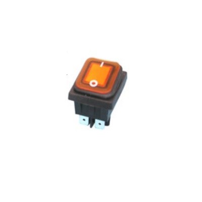 INTERRUPTOR LUMINOSO AMBAR  ESTANCO