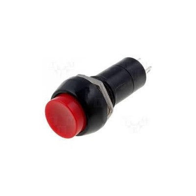 INTERRUPTOR  3 AMPERIOS NEGRO MANDO ROJO